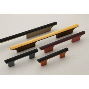 Durable Aluminum Furniture Handle Dresser <b>Wardrobe</b> Door Drawer Pulls Modern Easy Installation Home Improvement <b>Hardware</b> Fittings - Product Image 3