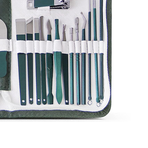 Premium Professional Stainless Steel <b>Nail</b> Care <b>Kit</b> Manicure Pedicure Set Durable Grooming Tools Customized Color Wholesale Offer - Product Image 5
