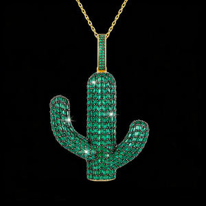 Collier pendentif couronne en argent 925 plaqué rhodium avec perle d'eau douce et moissanite taille brillant, serti griffe, avec breloque nom Neka, style Hip Hop - Product Image 3