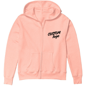 Sudadera con capucha unisex personalizada, de corte regular, con cremallera, de alta calidad, estilo urbano, ecológica, con estampado digital ODM. - Product Image 2