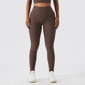 Leggings de sport tricotés écologiques respirants en polyester extensible pour le streetwear, la gym, le fitness, l'entraînement et le yoga, design personnalisé, haute performance - Product Image 3