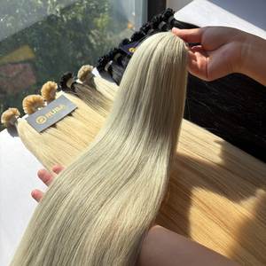 Cheveux vierges vietnamiens à pointes kératine, texture lisse, qualité supérieure, prix de gros, couleur tendance - Product Image 1