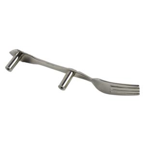 Cuillère Design décoratif en métal massif, ustensile, qualité supérieure, finition gris argent brillante, vaisselle Design décoratif - Product Image 5