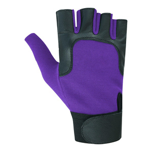 Direct Factory Custom Logo Sheep Grain Leather Wheel Chair Gloves Heat Resistant Heavy Duty Soft and Comfortable Gloves - Product Image 3