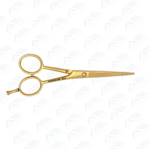 Trimming Styling Professional Grooming Barbers Mens <b>Beard</b> <b>Care</b> Durable Premium Gold <b>Beard</b> Scissors Sharp Stainless Steel Blades - Product Image 2