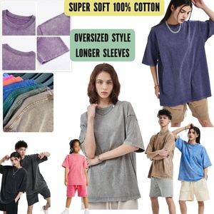 เสื้อยืดโอเวอร์ไซส์ทรงดรอปไหล่สไตล์ไฮสตรีทสีสันตัดกันสำหรับผู้หญิง พร้อมปักโลโก้ตามสั่งแบบครอปท็อป รุ่นใหม่ล่าสุด - Product Image 6