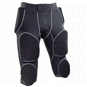 Pantalon de football américain de qualité supérieure pour hommes, avec protection intégrée, coussinets intégrés, pantalon d'uniforme de jeu en sergé pour tous les types de tackles - Product Image 1