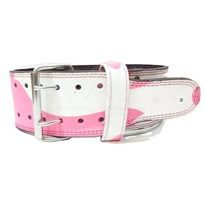 High Quality Cowhide Leather Breathable Heavy Duty Unisex Weightlifting <b>Squat</b> Powerlifting Body Building Buckle Waist <b>Belt</b> - Product Image 4