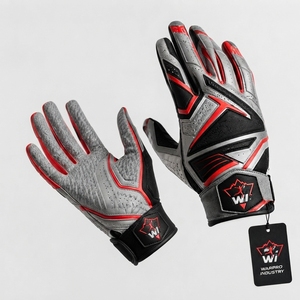 Comfort Performance Wear American Football <b>Gloves</b> Breathable Grip Design Flexible Fit For Training Practice Match Play Durable - Product Image 2