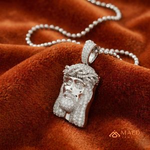 Iced Out Bat Wing Moissanite Charm <b>Necklace</b> Unisex Hip Hop 925 Silver Luxury Jewelry Gift Brilliant Pendant - Product Image 3