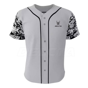 เสื้อผ้าสำหรับฝึกซ้อมเสื้อเบสบอลสินค้ามาใหม่เสื้อเจอร์ซีย์เบสบอลผลิตตามสั่งวัสดุที่ทนทาน - Product Image 4
