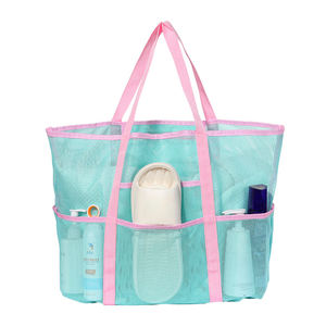 Bolsa de Playa Bordada de Verano al por Mayor, Regalos para Damas de Honor, Bolsa de Malla con Múltiples Bolsillos para Mujer - Product Image 1
