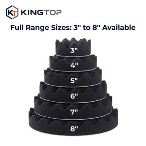 8 inch Microfiber Sponge Polishing Pad for Car Bodies, Round Buffing Pad for Polisher, Auto Detailing Car Care Cleaning Pad OEM - Product Image 5
