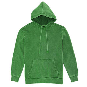 OEM Men's Acid Wash Boxy Fit Hoodie Premium 100% Cotton Casual Streetwear Sweatshirt - Product Image 2