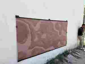 Terra Red Natural Slate Veneer Flexible <b>Stone</b> Sheet Warm Red Wall Skin for Interior Exterior Projects - Product Image 3
