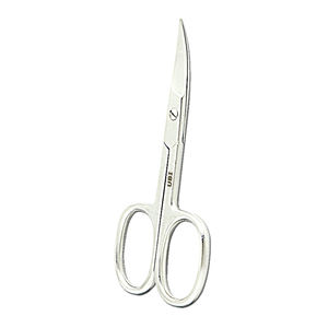 Tijeras Curvas para Manicura y Pedicura de 9.5 cm, Acero con Alto Contenido de Carbono, para Diestros, para Adultos, Cuidado de Uñas de Manos y Pies, Uso Doméstico - Product Image 2