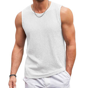 Camiseta Deportiva sin Mangas para Hombre, Nueva Colección, Personalizable, Tallas Grandes, Transpirable, de Secado Rápido, Poliéster, Alta Calidad, para Fitness y Yoga, con Bordado 3D - Product Image 1