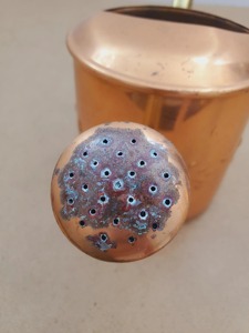 Regadera Clásica de Cobre para Plantas de Interior y Exterior, Jardín, Balcón, Patio, Decorativa, Funcional y para Uso Doméstico, de la India - Product Image 5