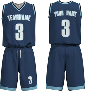 Nouvelle tenue de basketball réversible personnalisée 2026 – Confortable, respirante, 100 % polyester, broderie incluse - Product Image 6