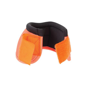 Botas de Montar a Caballo Personalizadas de Neopreno y PVC con Malla Transpirable, Logotipo Personalizado, Color Naranja Sólido, Protector de Tobillo con Cierre de Gancho y Bucle - Product Image 3