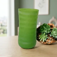 Vaisselle et accessoires de haute qualité pour la maison et le jardin, verre à eau vert artisanal fabriqué par des artisans indiens, pour hôtel, cuisine, salle à manger