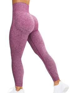 Leggings de yoga pour femmes, taille haute, extensibles, respirants, écologiques, séchage rapide, tissu doux, vêtements de sport, longueur intégrale, pour l'entraînement - Product Image 6