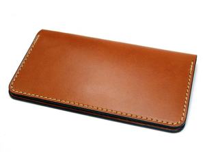 Laser Engraved Logo Checkbook <b>Wallet</b> <b>Holder</b> Register Premium Leather Covers LCR-0002B - Product Image 3
