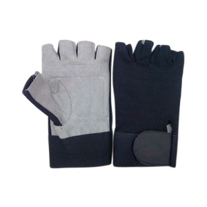 Guantes de Levantamiento de Pesas Transpirables de Medio Dedo, Material de Neopreno, Correa de Muñeca Ajustable, Unisex, Protección para Gimnasio, Ciclismo y Entrenamiento - Product Image 1
