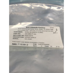 AMAT 0020-23278 SHIELD UPPER, SST, 8" 101% TIN - Equipo y piezas de semiconductores de confianza de Trusted Global Legacy - Product Image 1