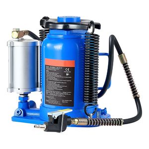 Martinetto Idraulico a Bottiglia Saldato per Carichi Pesanti, Capacità 32 Tonnellate (70546.9 Libbre), Intervallo di Sollevamento 10-16.3 Pollici, Pneumatico/Manuale per Auto - Product Image 1