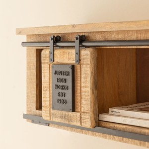 Vandana Flux Cresta mango wood wall <b>shelf</b> - Product Image 2