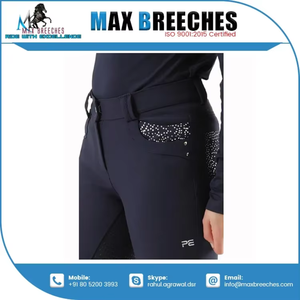 Leggings de equitación para niños con asiento completo, pantalones de montar con agarre de silicona, marca privada OEM ODM, alta calidad, ajuste cómodo - Product Image 3