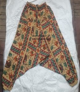 Pantalones Harem de Algodón Estampado Casual para Mujer, Transpirables, con Cierre de Cordón, Diseño Indio, Pijamas Cómodos de Verano - Product Image 2