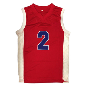 เสื้อบาสเก็ตบอลคุณภาพสูงขายดี ระบายอากาศได้ดี ซับเหงื่อ ไซส์ใหญ่สำหรับผู้ใหญ่ พิมพ์ลายแบบกำหนดเองด้วยเทคนิค Sublimation - Product Image 2