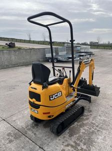 Excavadora de cadenas JCB 8008 usada de 2012, micro mini excavadora compacta de 1 tonelada con cucharón repintado - Product Image 6