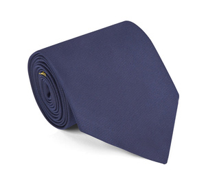 Corbata de Poliéster Azul de Lujo con Emblema de Compás Cuadrado para Maestro Masón, Corbata Masónica - Product Image 1