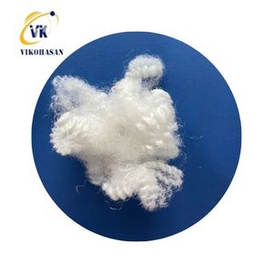 Régénéré 6D 15D solide sec blanc fibre discontinue de polyester bas prix tapis ouate et matériau de matelas pour géotextiles - Product Image 3