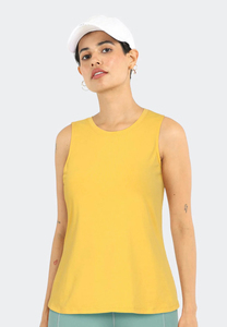 เสื้อกล้ามสายเดี่ยวคอวีไหล่กว้าง ดีไซน์สวยโชว์หลัง พร้อมบราในตัว ผ้ายืดสแปนเด็กซ์/โพลีเอสเตอร์ พิมพ์ลายตัวอักษร สำหรับผู้หญิง - Product Image 2