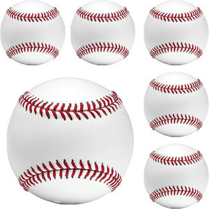 WARPRO INDUSTRY Durable Soft Yellow Left-handed 9 Inch Bamboo/<b>Plastic</b> Training Softballs 1PC <b>Mesh</b> Bag Outdoor Sports Practice - Product Image 2