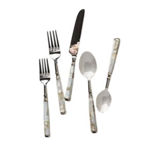 Ensemble de fourchettes et cuillères à manche en bambou, aspect vintage fait main, écologiques, pour salade, vaisselle pour la maison, l'hôtel, les mariages - Product Image 5