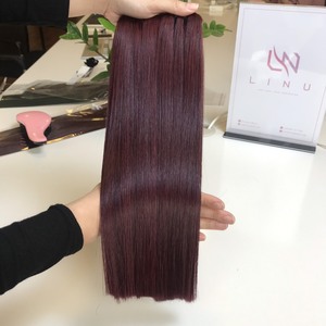 Extensions vierges crues de cheveux de trame de cheveux bruns droits d'os des cheveux vietnamiens crus du fournisseur en gros - Product Image 1