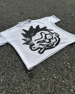 Alta calidad logotipo personalizado pantalla DTG impresión 100% algodón 260GSM gota hombro recortado longitud caja ajuste hombres camiseta de gran tamaño - Product Image 3