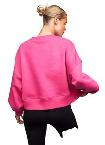 Women Fitness Clothing High Quality <b>Pullover</b> Warm Fleece Oversized <b>Jumper</b> Women Fitness Sweatshirts Hoodies - Product Image 5