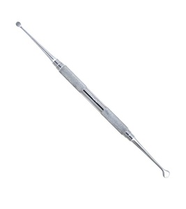 Cureta de Acero Inoxidable para Extracción de Hueso, Raspador Quirúrgico Manual de Doble Extremo, Clase I, Instrumentos Dentales para Implantes y Cirugía Oral - Product Image 1