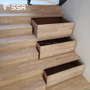 แผ่นไม้ยางพาราประกบแบบนิ้วมือ ขนาดยาว SSR สำหรับบันได 4500 - 5900 มม. หรือสั่งทำตามแบบ OEM ODM จากโรงงานไม้ SSR โดยตรง - Product Image 3