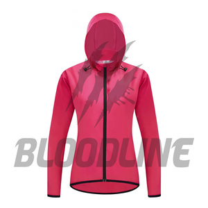 Chaqueta Cortavientos de Manga Larga para Mujer Bloodline, Color Rosa, Estampado por Sublimación, para Todas las Temporadas, Ropa de Motociclismo - Product Image 1