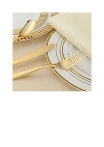Juego de Cubiertos de Latón Ecológicos y Duraderos, Cuchara para Servir, Vajilla para Restaurante y Cocina - Product Image 2
