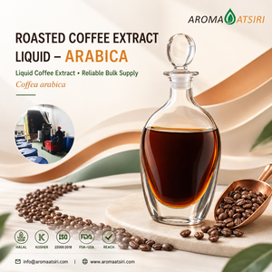 Extrait de café Arabica torréfié Aroma Atsiri, liquide, 100% pur, distillé à la vapeur, aromatique, pour les soins personnels - Product Image 1