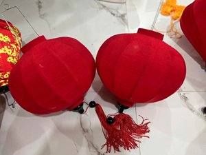 Linternas de seda tradicionales al por mayor de Vietnam, linternas de seda con marco de bambú, linternas de seda decorativas para decoración de festivales - Product Image 4