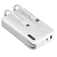 Power Bank Charger AC Plug Kompatibel dengan iPhone 22.5w Pengisian Cepat Portabel 10000mah 20000mah Grosir Pabrik Kustom